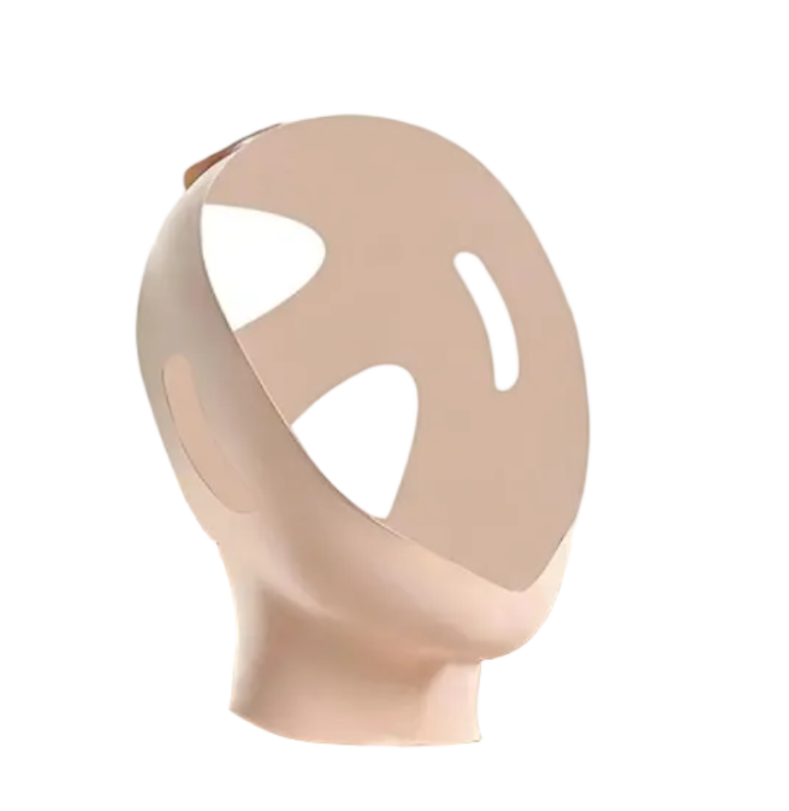 Adjustable Face Slimming Chin Strap – Breathable Neck Tightening Wrap for Jawline Sculpting While Sleeping