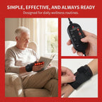 Electric Heating Wrist Massager – Vibration & Hot Compress Brace