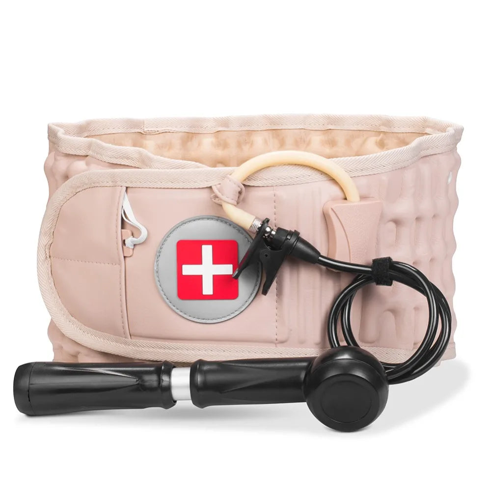 Inflatable Back Decompression Lumbar Belt – Spinal Air Traction Support Brace