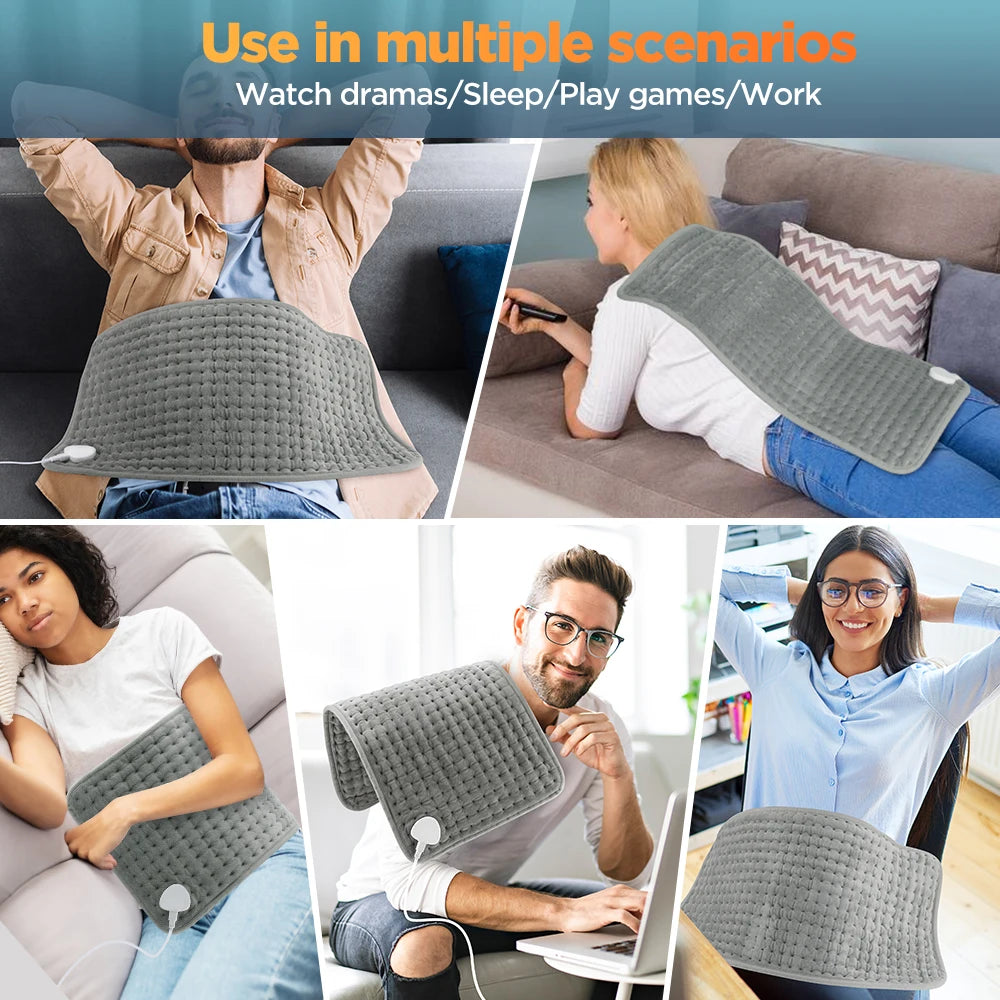 Electric Heating Pad Pet Heat Mat – Constant Timer Body Warming Thermal Mat for Abdomen & Hand