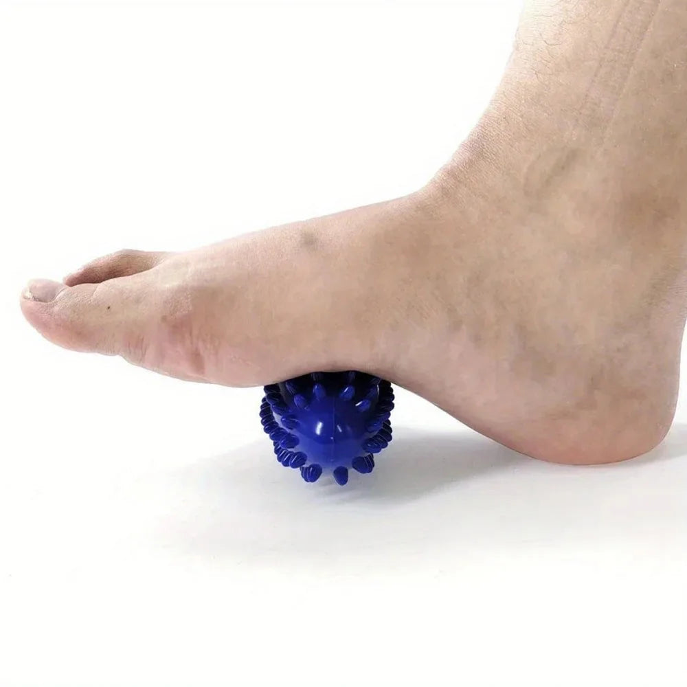 PVC Spiky Foot Massage Ball – Hedgehog Fascia Relaxer for Plantar Fasciitis, Trigger Point & Shiatsu Pain Relief
