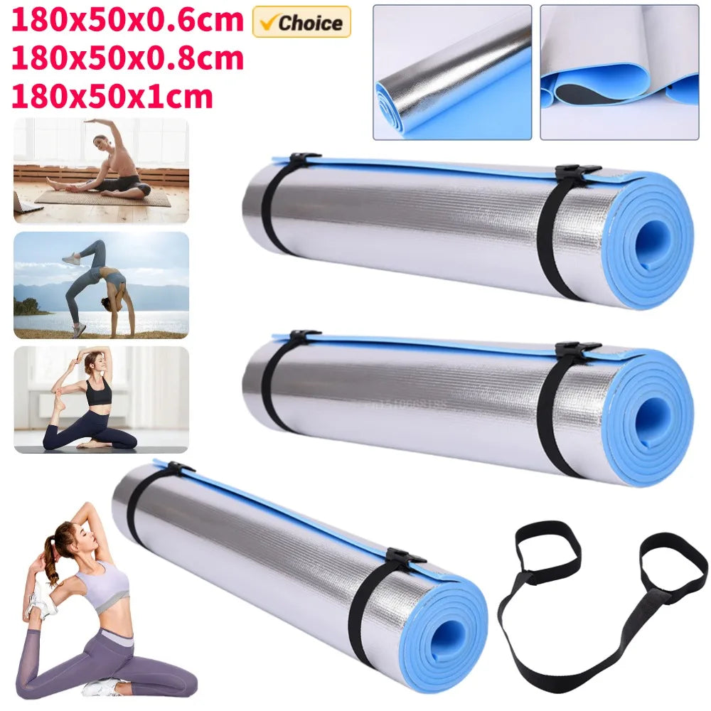 Thick Anti-Skid Yoga Mat – 6/8/10mm EVA Comfort Foam for Exercise, Yoga, Pilates & Gymnastics