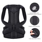 Upper Back Posture Corrector – Clavicle & Shoulder Straightening Brace Strap