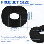 Donut Seat Cushion – Hemorrhoid, Sciatica & Tailbone Pain Relief for Office & Car