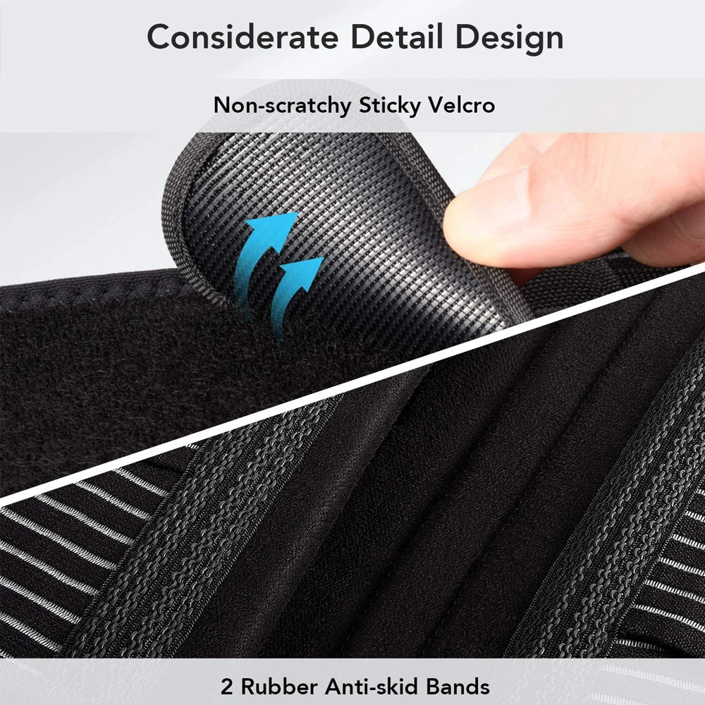 Breathable Anti-Skid Lumbar Support Belt – Office Desk Back Brace