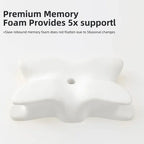 Butterfly Shape Memory Foam Cervical Pillow – Slow Rebound Orthopedic Neck Support Pillow