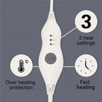 Winter Electric Heating Pad – Moist Neck, Back & Shoulder Warmer with Pain Relief Heat Therapy