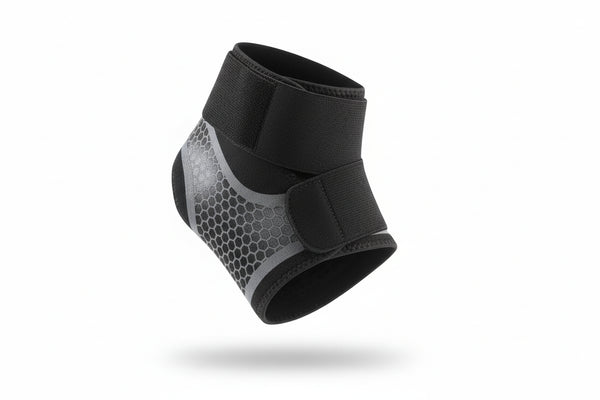 Adjustable Compression Ankle Brace – Elastic Ankle Guard & Pain Relief Strap for Basketball & Sports