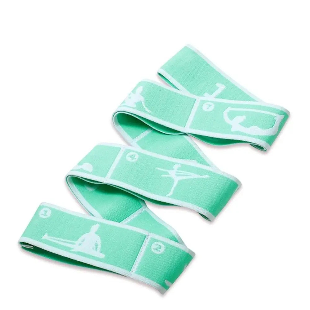 Yoga Stretching Belt – Elastic Dance Resistance Band & Pull Strap for Home Pilates, Fitness & Sport