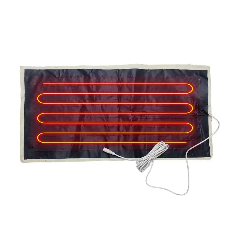 Large Electric Heating Pad 30x60CM – 30W Camping Back Pain Relief Heat Therapy Heated Blanket