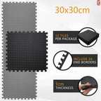 EVA Foam Acupressure Massage Mat – Interlocking Non-Slip Gym Floor Mat for Home Gym & Fitness