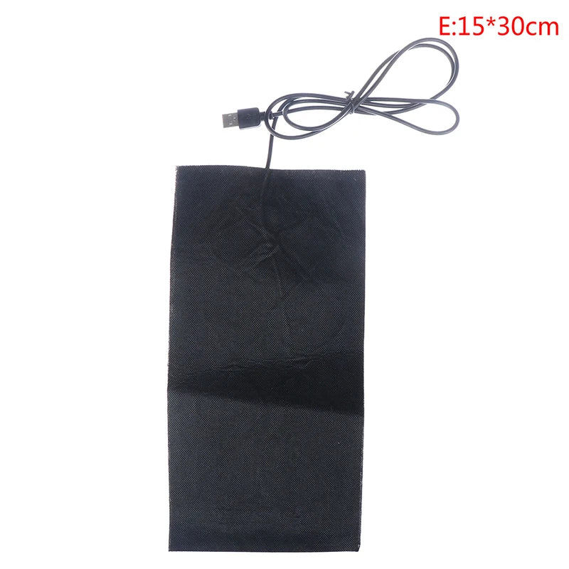 USB Carbon Fiber Heating Pad – Fast-Heating Infrared Body Warmer Electric Winter Heat Mat in 7 Sizes