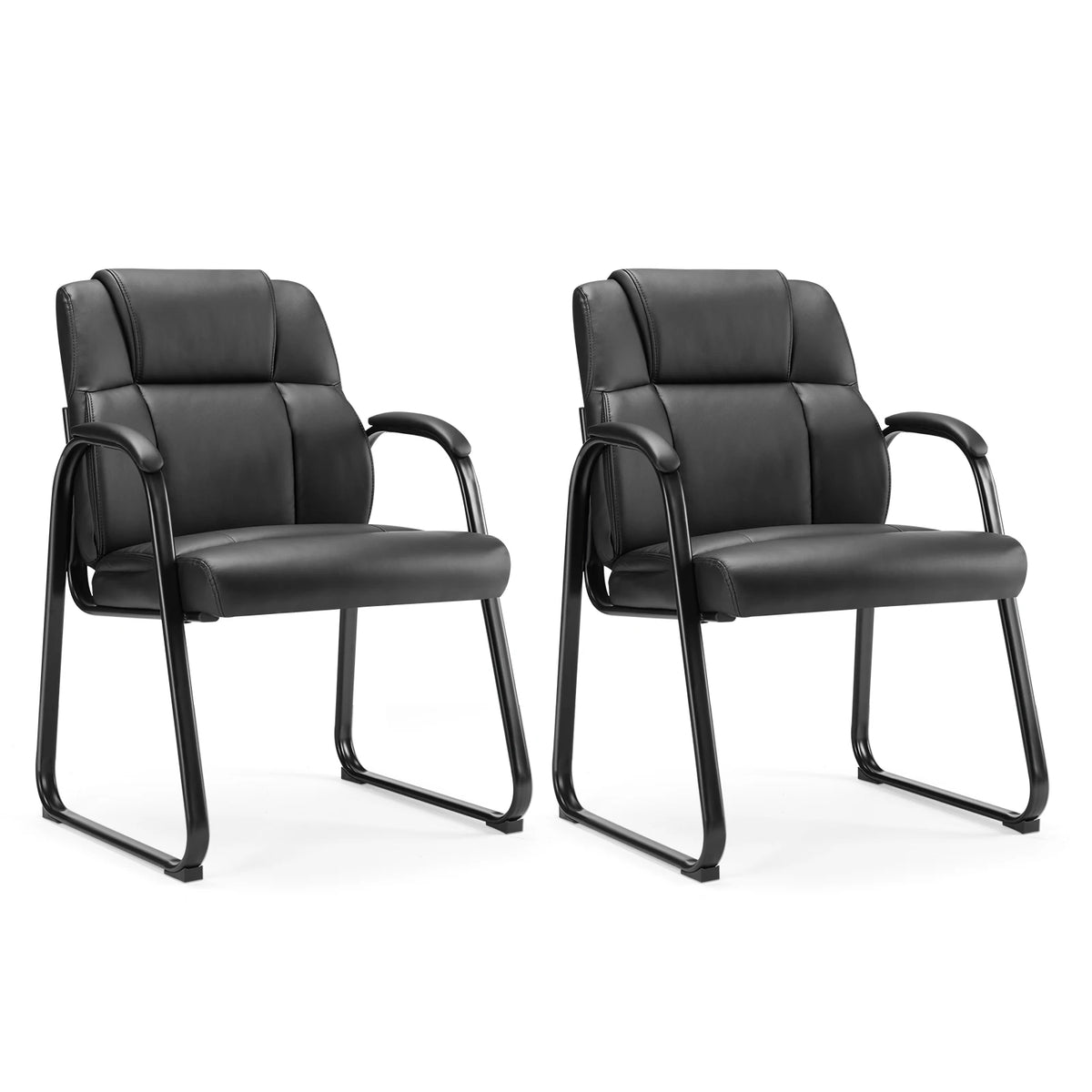 JHK Ergonomic Padded Gaming Chair – Waterproof PU Leather Living Room & Waiting Room Seat with Thickened Sponge