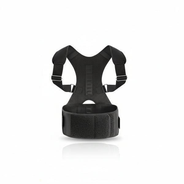Posture Corrector for Men & Women – Adjustable Upper Back Brace with Muscle Memory Support Straightener
