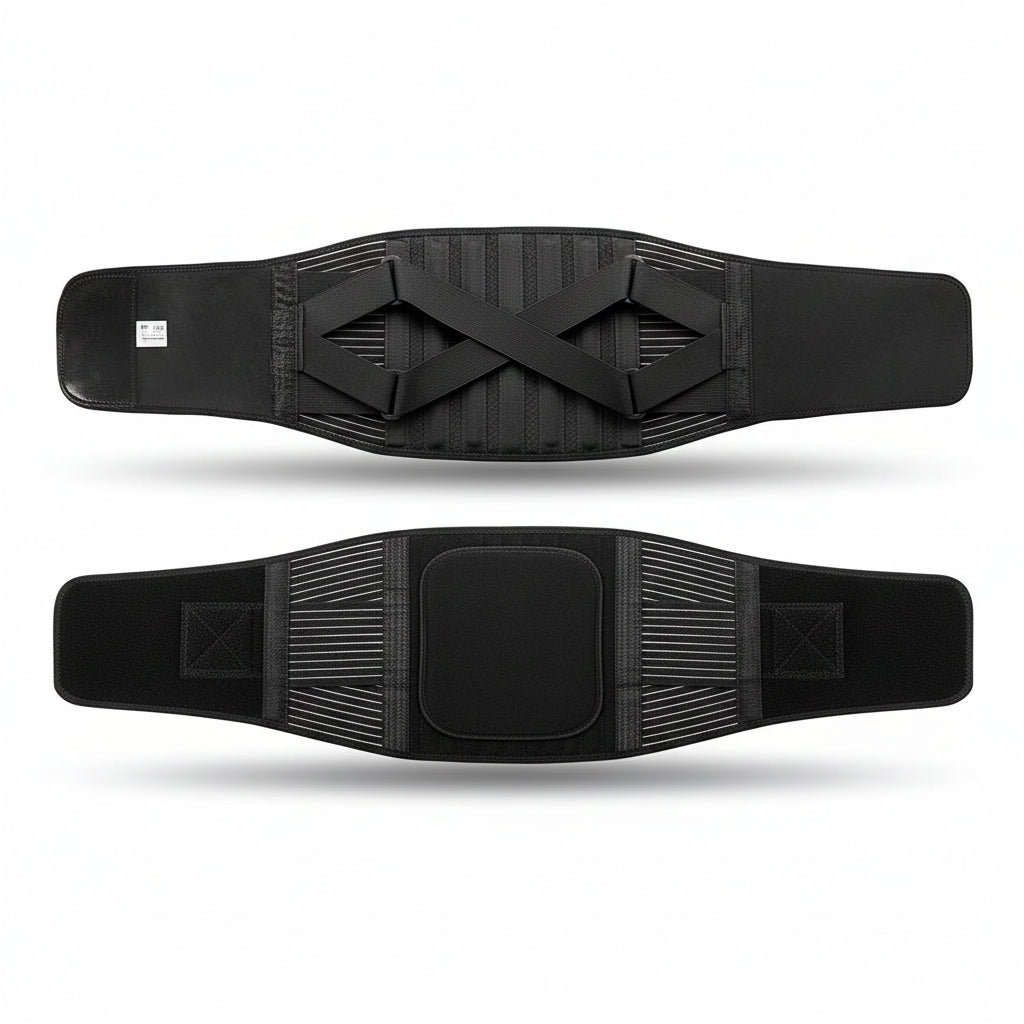 Breathable Anti-Skid Lumbar Support Belt – Office Desk Back Brace