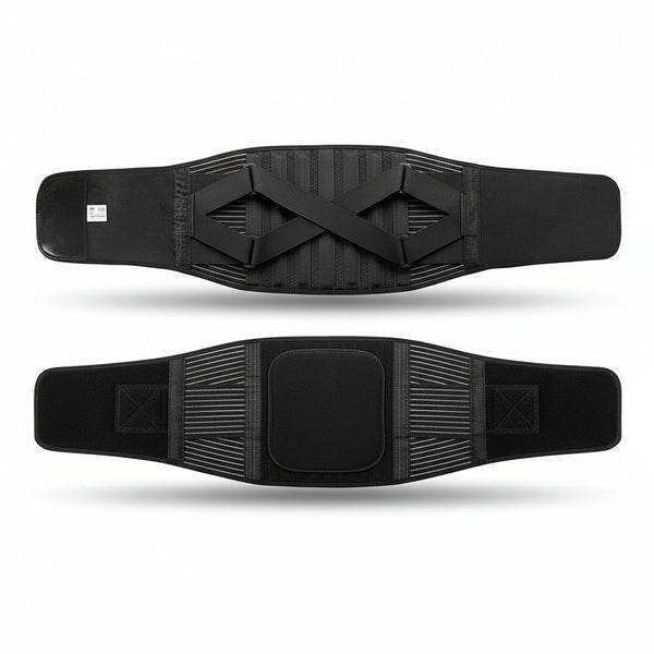 Breathable Anti-Skid Lumbar Support Belt – Office Desk Back Brace