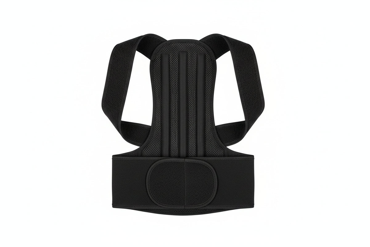 Reinforced Lumbar Posture Corrector Vest – Full Back & Shoulder Alignment Brace