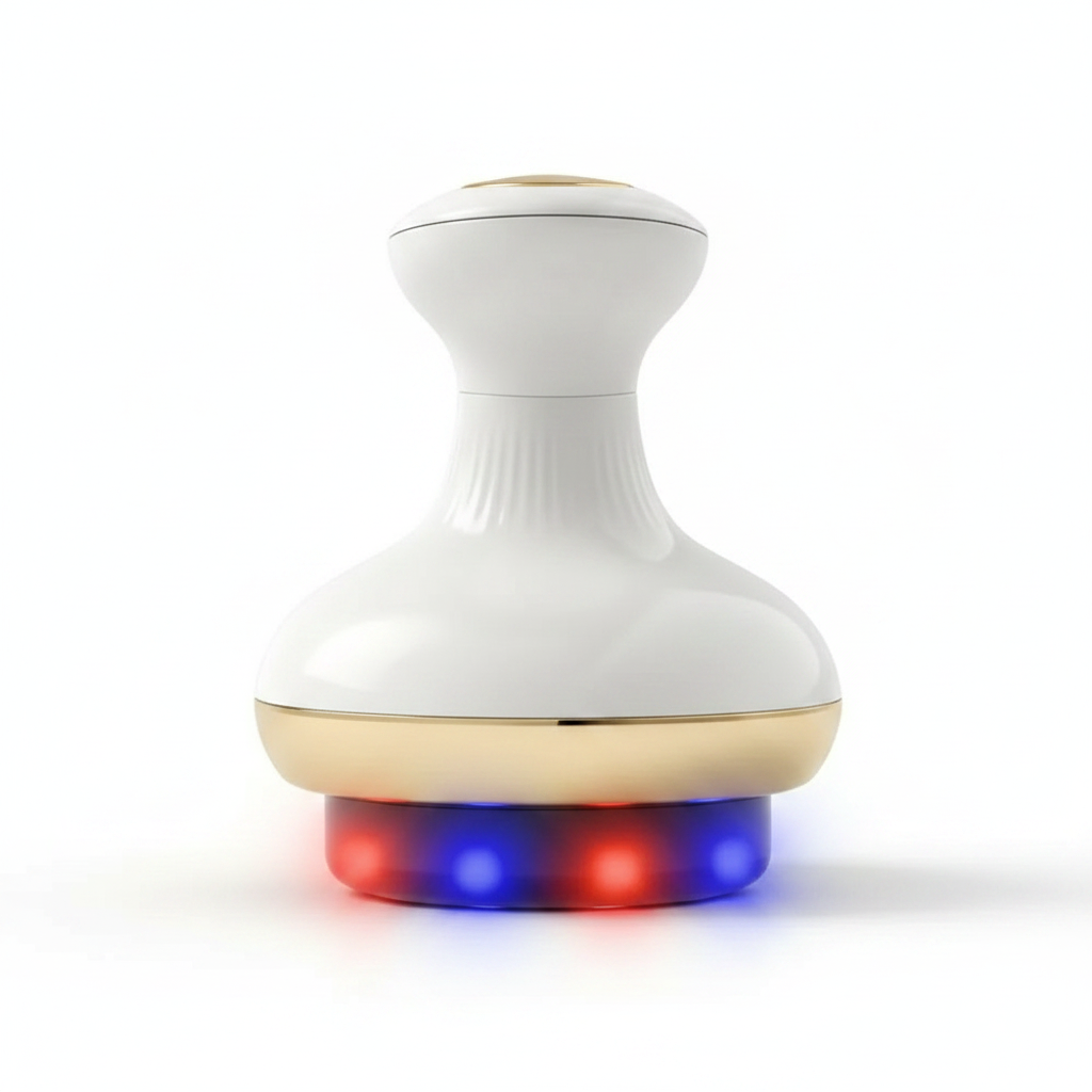 Home Electric Scraping & Cupping Massager – Heated Suction Cups & Anti-Cellulite Massage Device