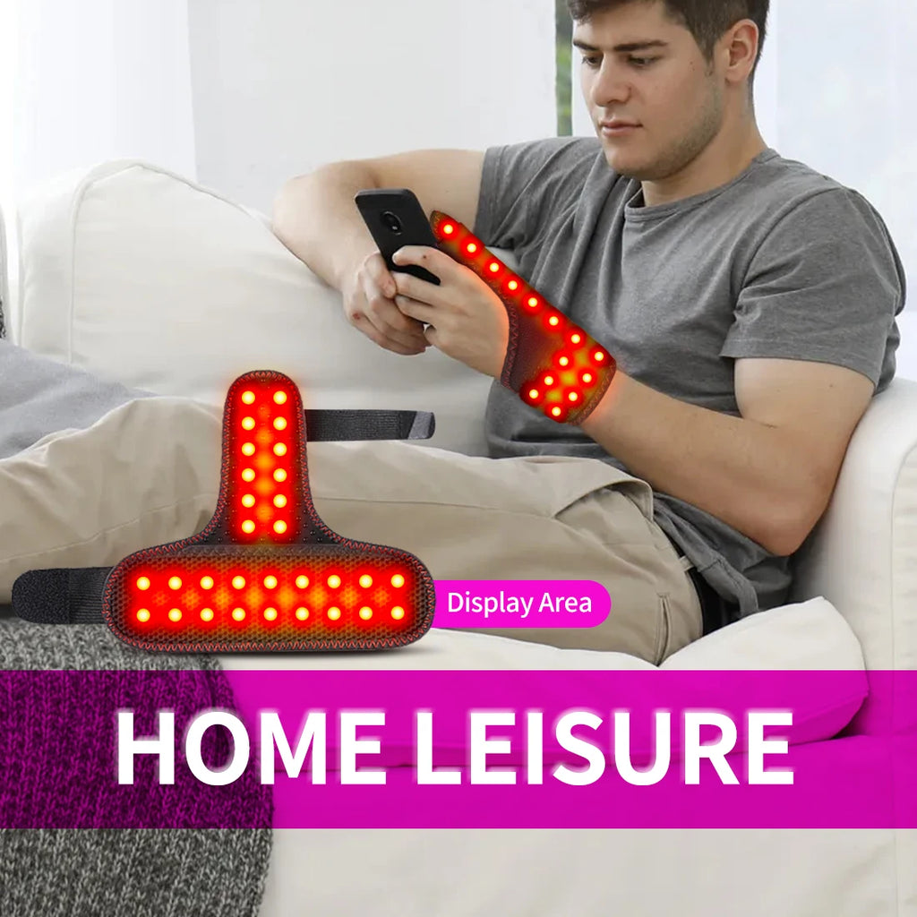Electric Heating Wrist Massager – Vibration & Hot Compress Brace