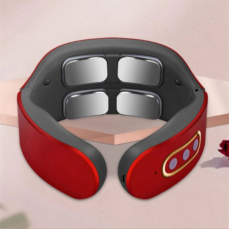 HEALTENCE Neck & Shoulder Pulse Massager – 6 Modes & 9 Levels