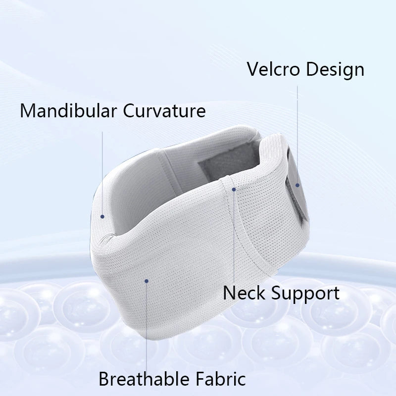 Ice Silk Cervical Collar Neck Brace – Breathable Foam Traction Support