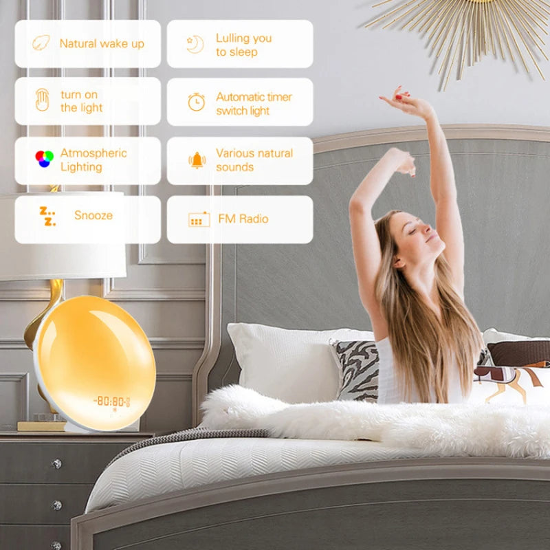 Sunrise Alarm Clock with Wake Up Light