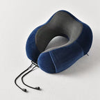 HEALTENCE Memory Foam Neck Pillow – U-Shaped Travel Support