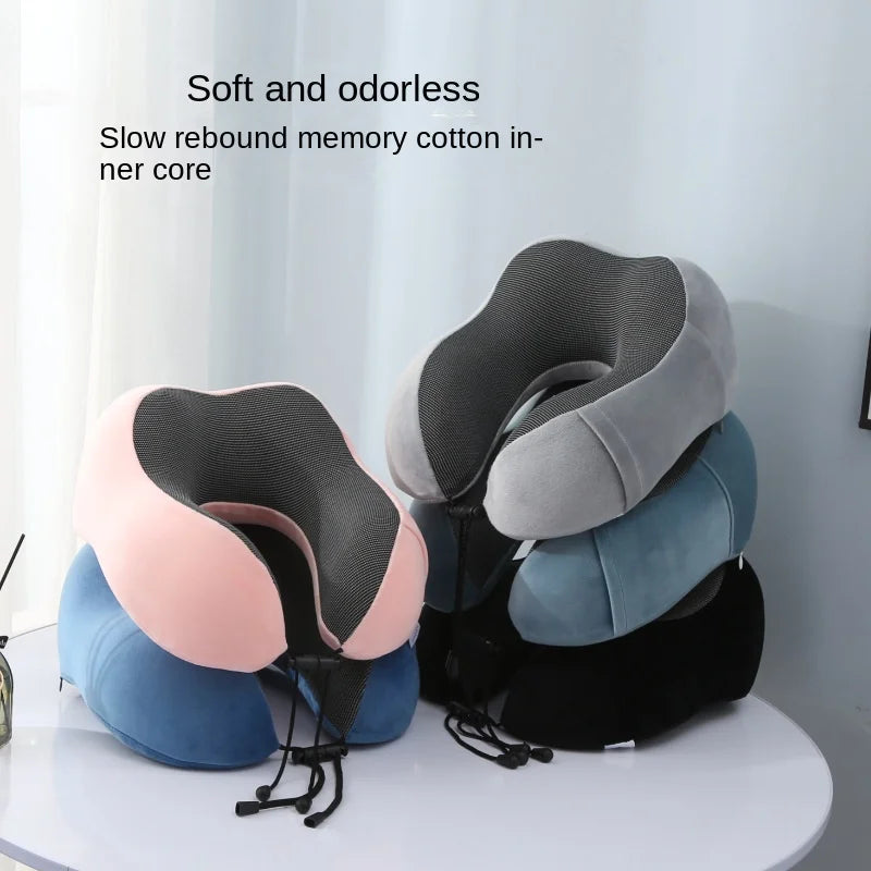 Slow Rebound Foam U-Shaped Travel Neck Pillow