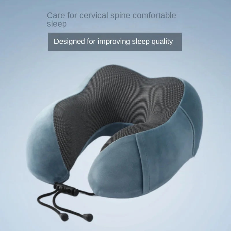 Slow Rebound Foam U-Shaped Travel Neck Pillow