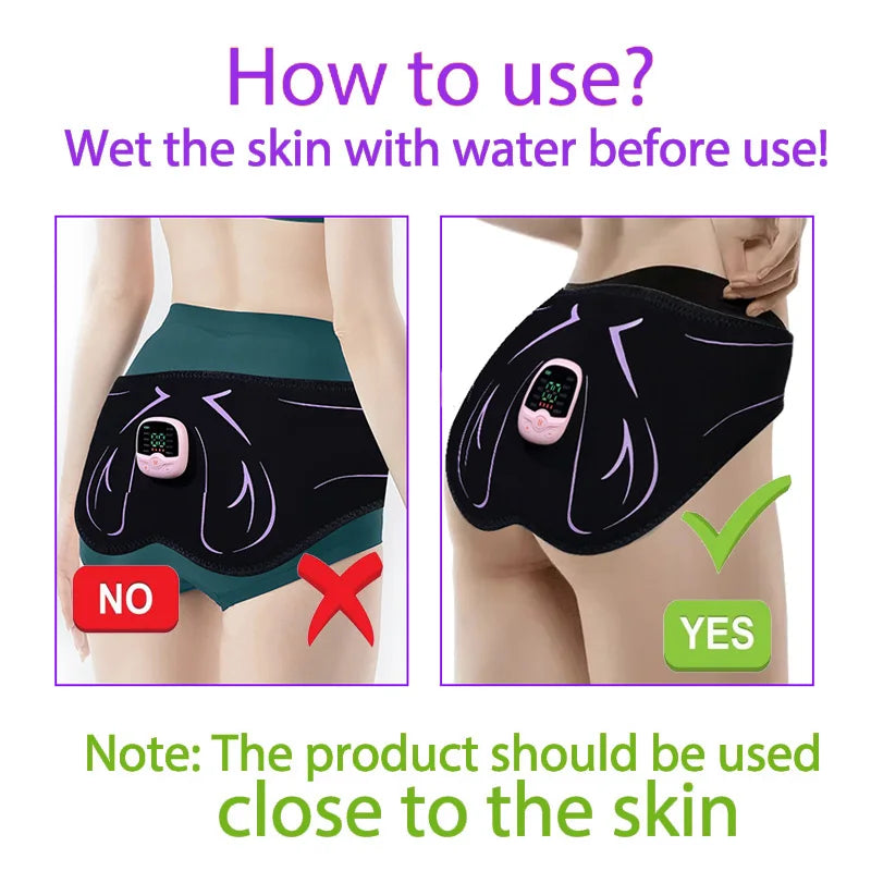 EMS Hips & Glute Trainer – Electric Buttocks Massager & Muscle Toner to Lift, Shape & Tighten Butt