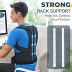 Upper Back Posture Corrector – Clavicle & Shoulder Straightening Brace Strap