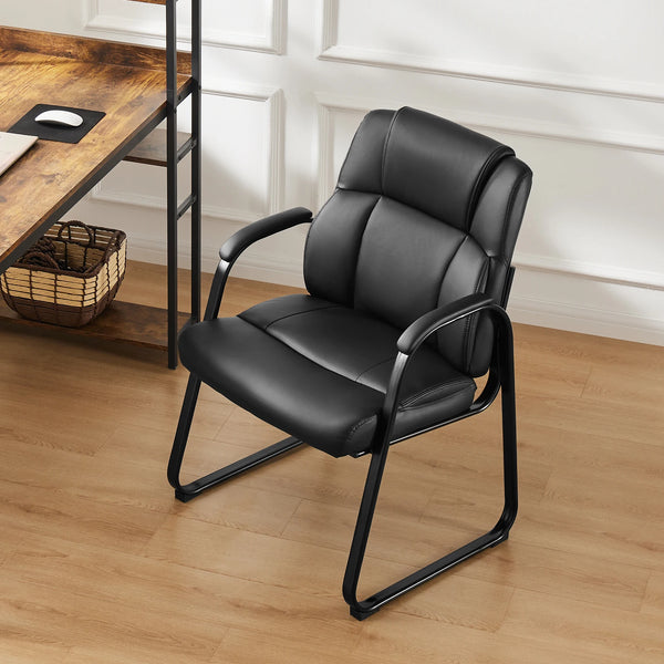 JHK Ergonomic Padded Gaming Chair – Waterproof PU Leather Living Room & Waiting Room Seat with Thickened Sponge