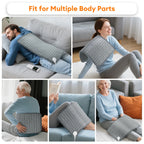 Electric Heating Pad Blanket with Timer – Shoulder, Neck, Back & Spine Leg Winter Warmer