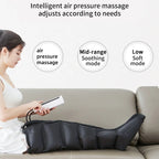 JinKairui Electric Pneumatic Leg Massager Extended Version for Deep Relaxation of Thighs, Calves and Feet with Remote Control