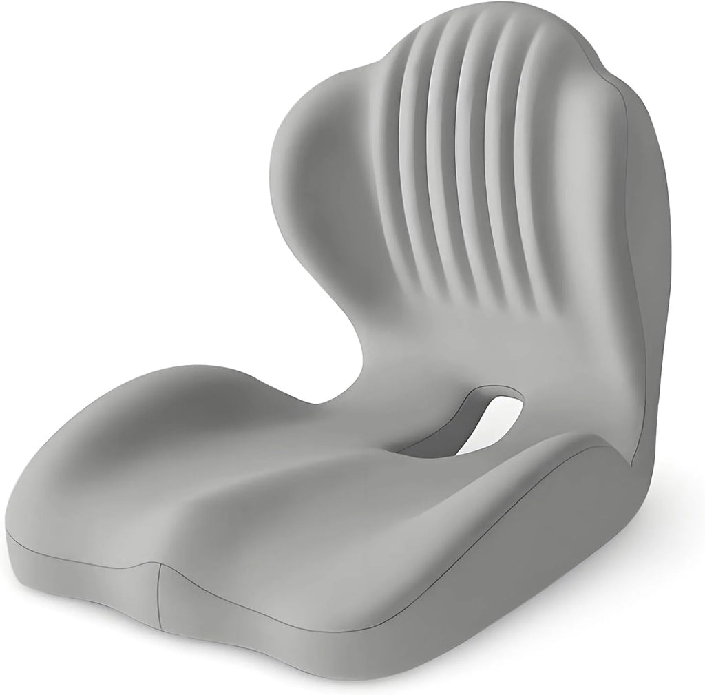 Ergonomic Memory Foam Seat Cushion – Lumbar Support for Office Chair & Car