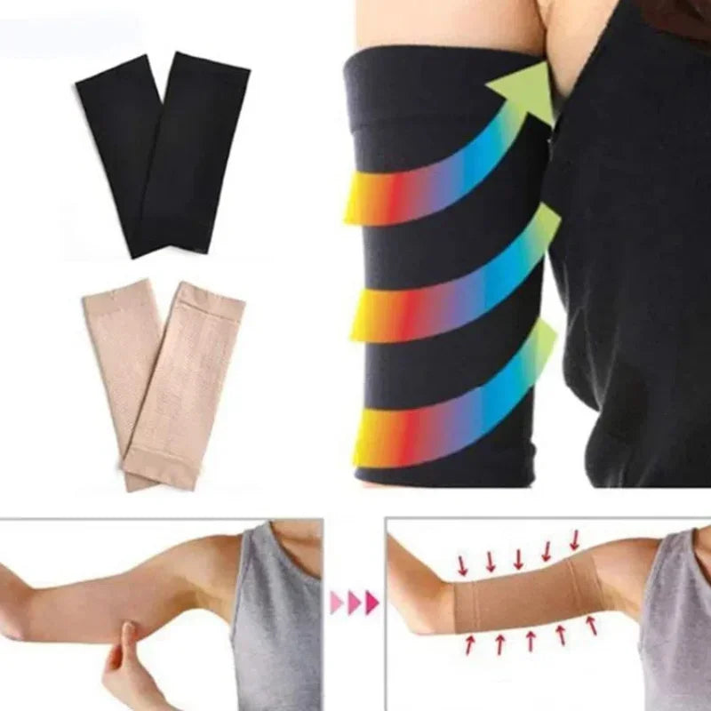 Arm Slimming Shaper Compression Sleeve – Toning Wrap to Lose Arm Fat & Shape Arms for Women