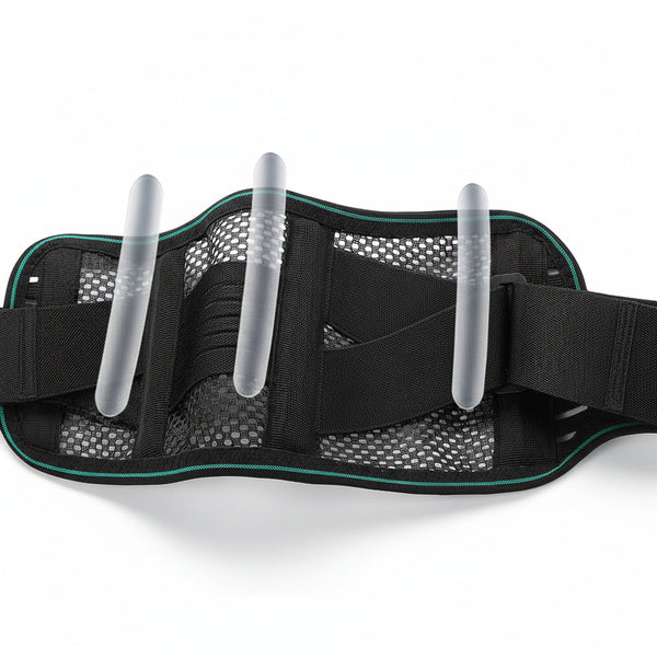 Lower Back Brace for Pain Relief – Adjustable Lumbar Support Belt with 4 Steel Stays for Sciatica
