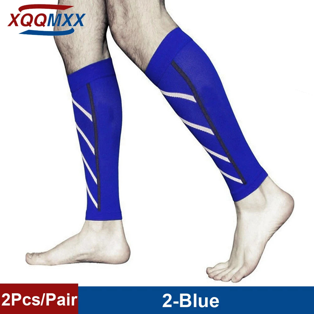 1Pair Sport Compression Calf Sleeves for Men & Women (20-30mmhg) - Footless Compression Socks for Shin Splints Running Cycling