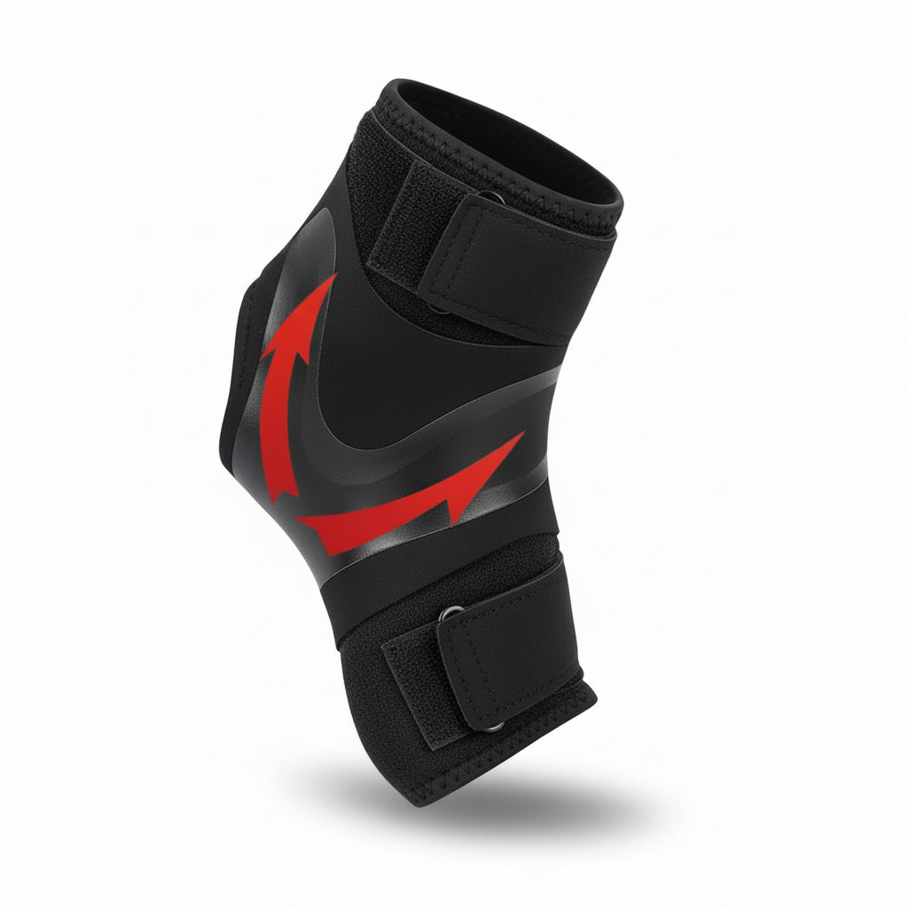 Adjustable Compression Ankle Support – Sports Brace for Running, Hiking & Basketball Protection