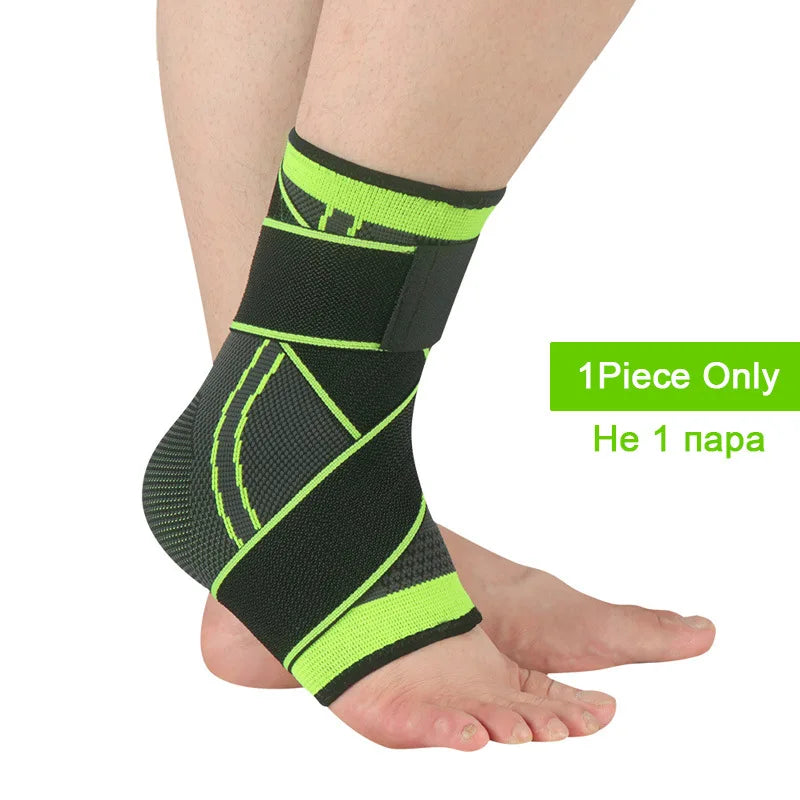 1 Pc Compression Ankle Support Sports Adjustable Basketball Ankle Wrap Men Women Hiking Running Prevent Sprains Ankle Protector