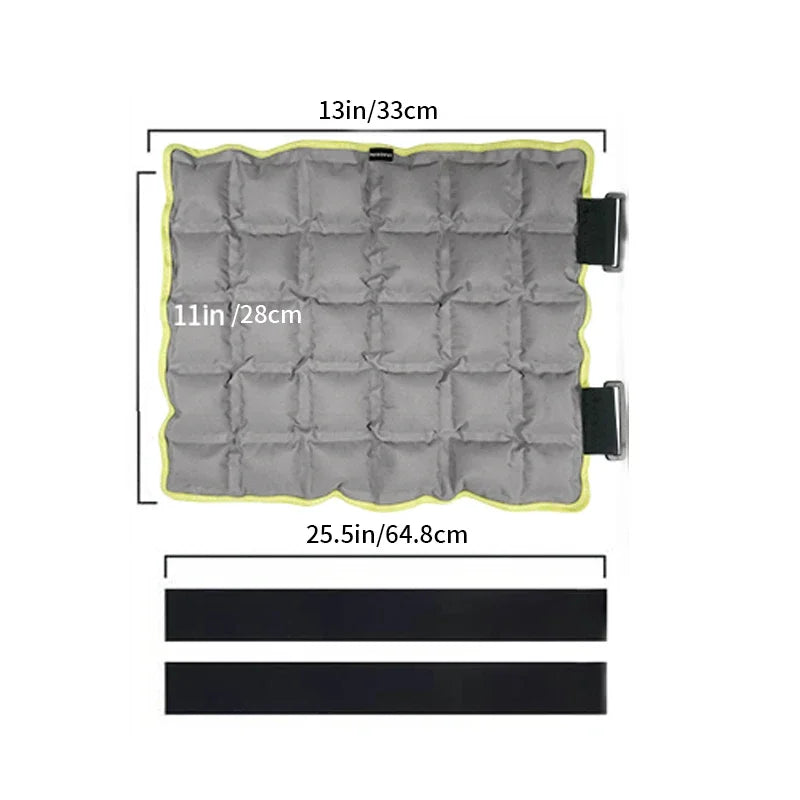 Knee Ice Pack Wrap for Injuries – Self-Absorbing Hot & Cold Compress Physiotherapy Knee Pad for Sports