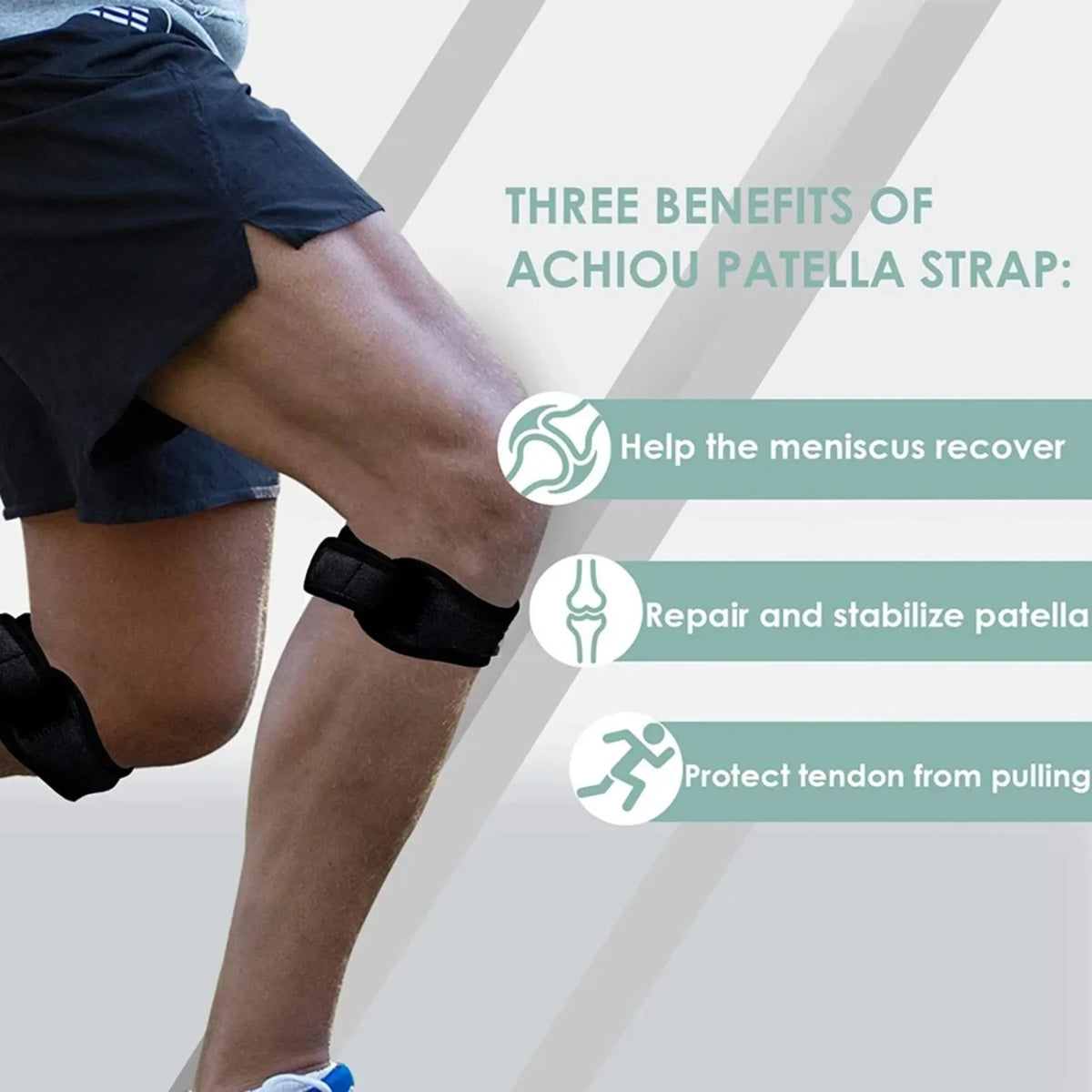 Sports Patella Guard – Adjustable EVA Knee Support Pad Protector for Basketball & Volleyball