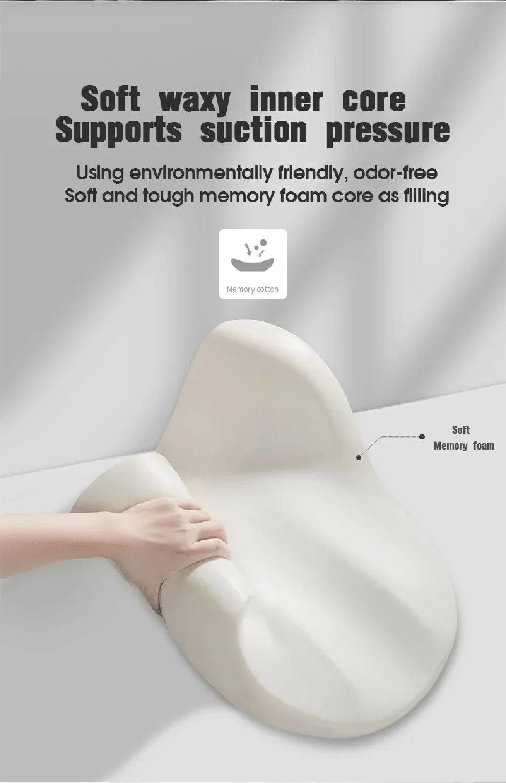 HEALTENCE Memory Foam Car Neck & Lumbar Support Set