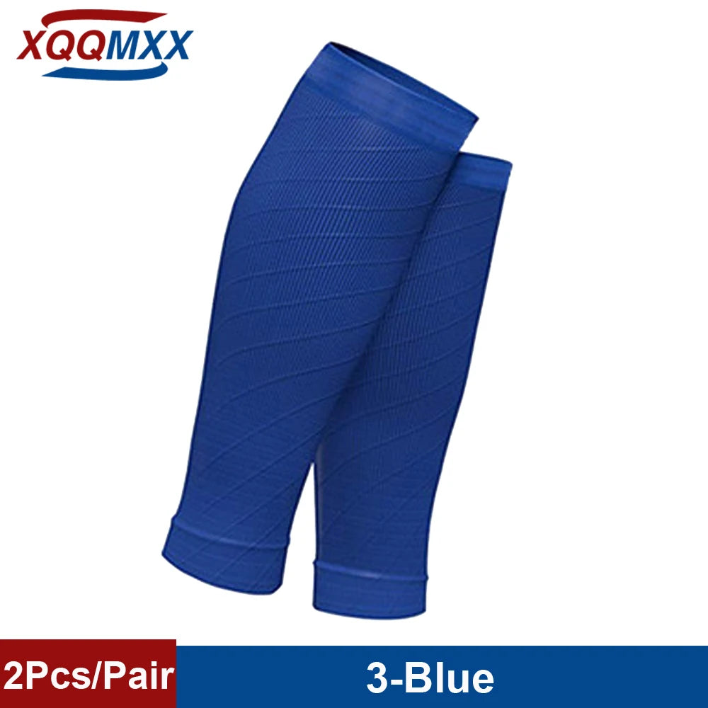 1Pair Sport Compression Calf Sleeves for Men & Women (20-30mmhg) - Footless Compression Socks for Shin Splints Running Cycling
