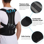 Full Back Posture Corrector Brace – Adjustable Shoulder Straightener for Upper & Lower Back Support