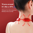 HEALTENCE Hanging Neck Massager – EMS TENS & Hot Compress