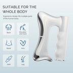 Electric Fascia Knife Vibration Massager – 10,500RPM Warm Body Lifting Blade & Comb Massage Tool