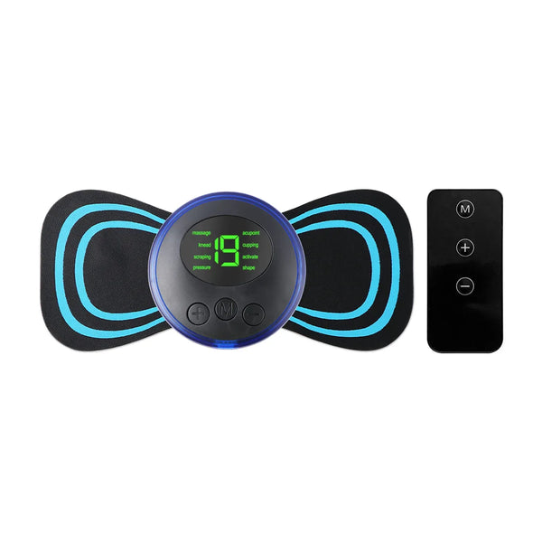 Mini Portable EMS Neck Massager – Wireless Muscle Pain Relief