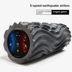 Electric Vibrating Foam Roller – 4/5-Speed USB Rechargeable Deep Tissue Muscle Relaxation for Yoga & Gym