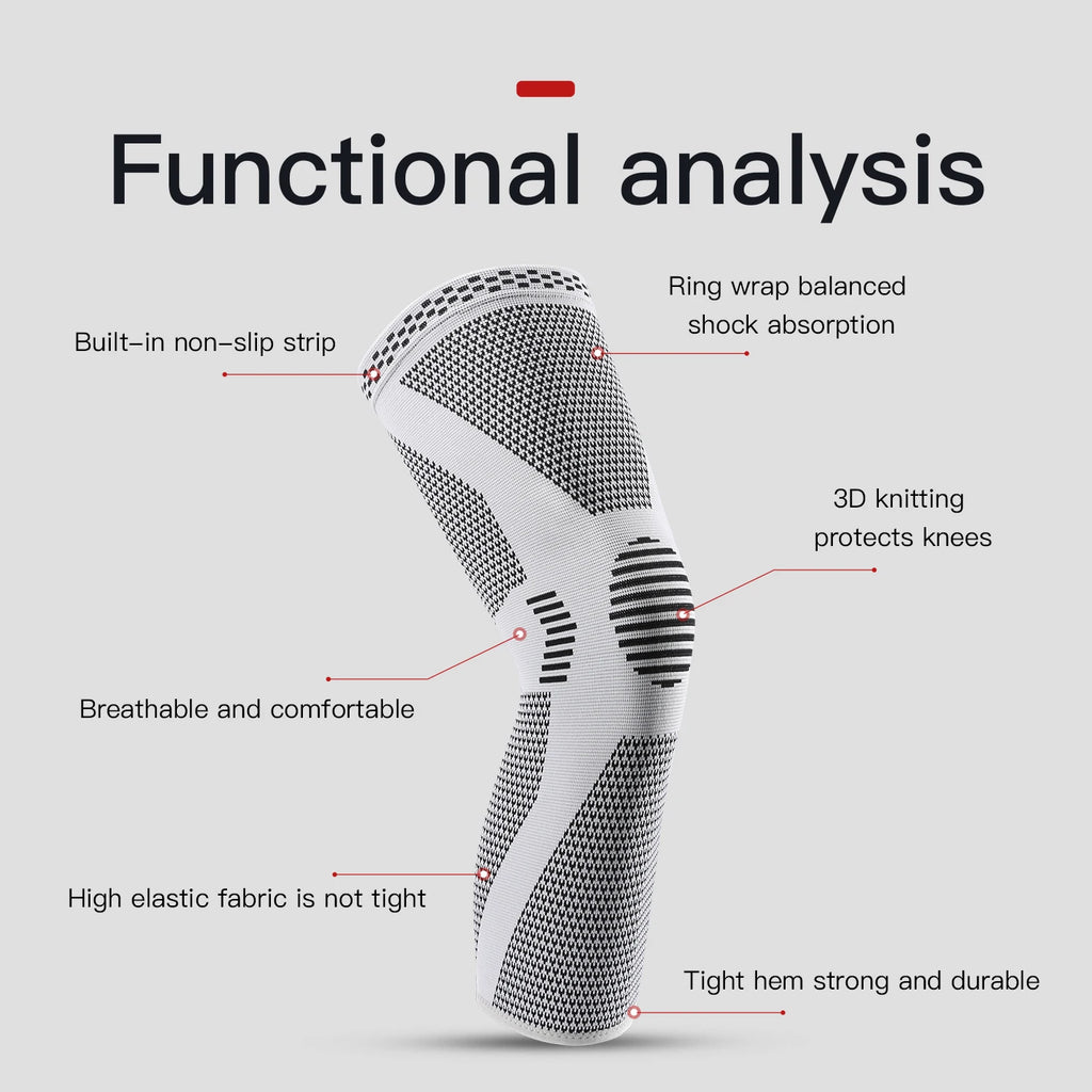 1 piece of compressed knee support sleeve, elastic and breathable knee pad, support knee pad, gym sports protector, basketball a